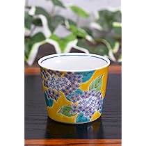 Amazon | 和座の蔵 そばちょこ おしゃれ 九谷焼 そば猪口 あじさい