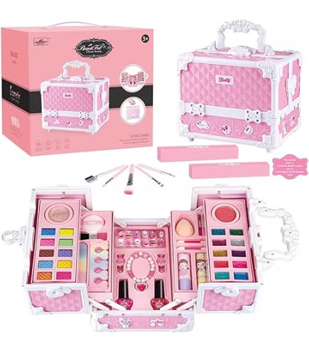 Amazon | 化ギフトボックス 子供の化粧品のおもちゃのセット、キッズ
