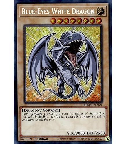 Amazon.co.jp: 遊戯王OCG 青眼の白龍 Blue-Eyes White Dragon ゴールド