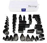 Kasamy レザー クラフト 工具 抜き 型 パンチ セット 39 組 専用 ケース 入