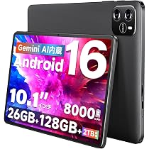 Amazon.co.jp: タブレット Android 16 タブレット 10インチ WiFiモデル