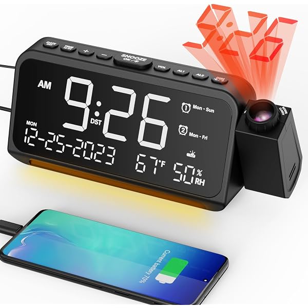 Amazon.co.jp: BRAUN/Brown BC15B Table Clock (Desk Clock), Digital