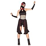 クリアストーン(Clearstone) 和風ハロウィン コスプレ ハロウィン くのいち くノ一 忍者 忍 女忍者 和風 和装レディース ブラック 衣装 仮装 コスチューム