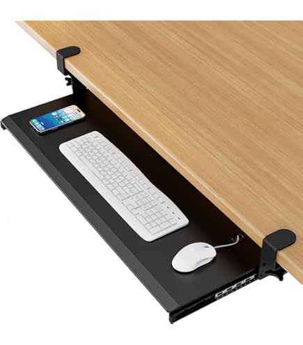 Amazon.co.jp：イーサプライ キーボードスライダー デスク設置