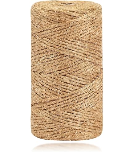 Amazon.co.jp: Tenn Well 4mm 太い 麻ロープ, 50M 麻縄キャットタワー 