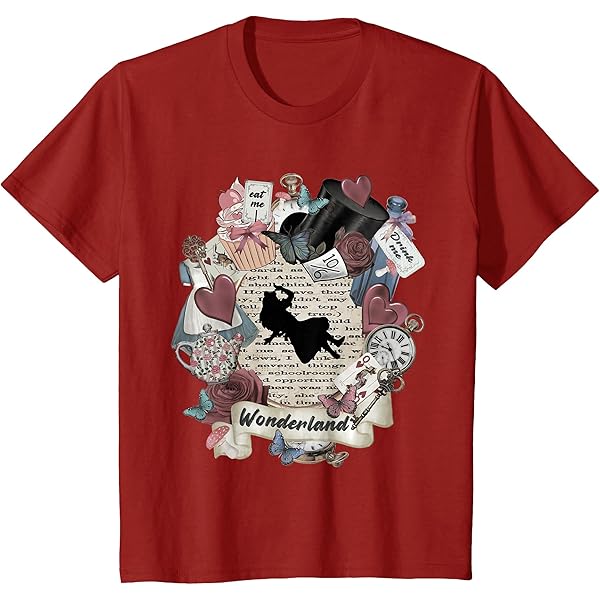 未使用　&ellecy 不思議の国のアリス　シャツ Amazon | [ZITION] 不思議の国のアリス ヤングオイスター Tシャツ 半袖
