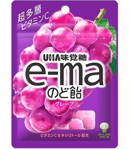Amazon.co.jp: 【公式】まとめ買い UHA味覚糖 氷あめ グレープ 12袋