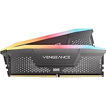 Amazon | CORSAIR VENGEANCE RGB RS DDR5 メモリ 32GB（16GB×2）最大