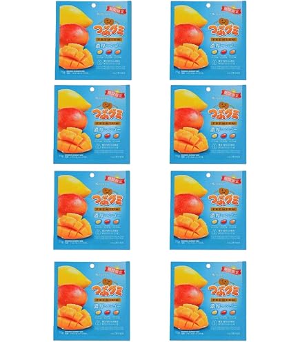 Amazon | 【まとめ買い4袋】つぶグミ つぶグミプレミアム 濃厚マンゴー