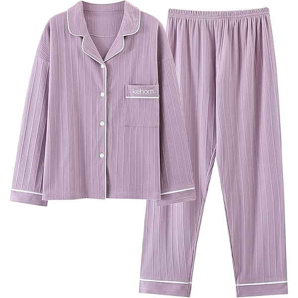 Amazon | [HEWEAYTA] パジャマ レディース 春夏秋 前開き - 部屋