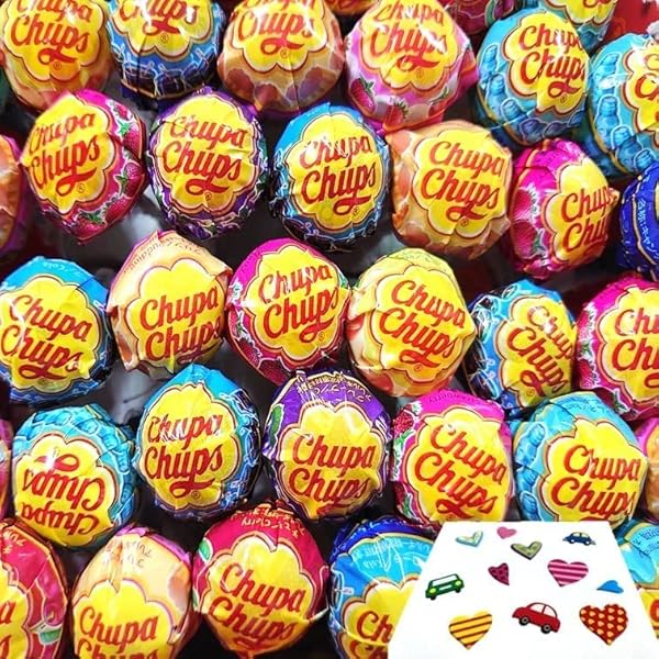 Amazon.co.jp: チュッパチャプス 8種のフレーバー 135本セット 本数