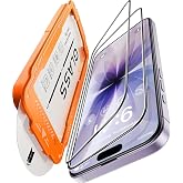 iphone 17 ガラスフィルム 用【米軍No.1規格航空材料&独創的なガイド枠】 2枚セット 全面保護 最強硬度10H 耐衝撃 | いphone17 保護フィルム 気泡なし Zeniss 自動吸着 貼付け簡単 iphone17フィルム 超クリア画
