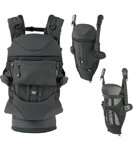 【AirBuggy】ABC抱っこ紐、バックルカバーディムグレー Amazon.co.jp: ABC BUCKLE COVER DIM GREY （ベビーキャリア バックル