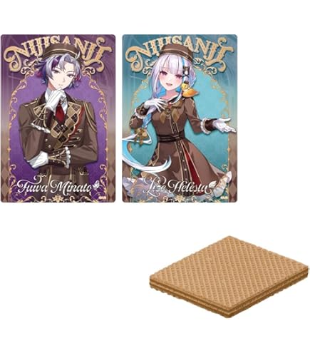 Amazon.co.jp: BANDAI Nijisanji Wafers Wafers (baked confectionery