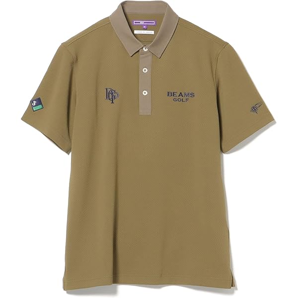 BEAMS GOLF タラッティモデル ベア鹿の子 BDポロシャツ BEAMS GOLF ポロシャツ 「MEN」BEAMS PURPLE LABEL