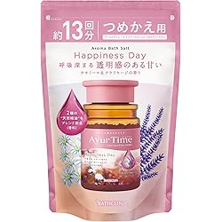 Ayur Timeバスソルト520gアユールタイムカモミール&クラリセージセット Amazon.co.jp: アーユルタイム ハピネスデイ バスソルト カモミール