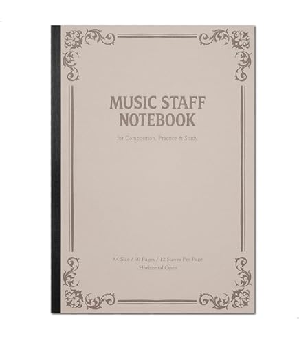 Amazon | キョクトウ A4音楽帳(ミュージック) 五線罫12段 M601