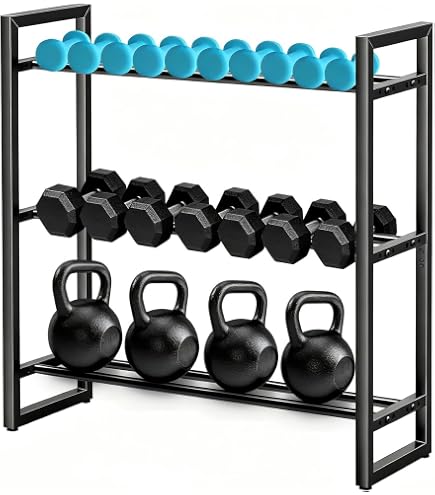 ダンベルラック 3段ダンベル収納ラック ダンベルスタンド 超高耐荷重1225kg Amazon.co.jp: Lhysn ダンベルラック 3段 ダンベルスタンド 超高耐荷重