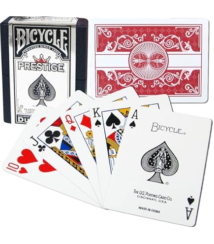 Amazon.co.jp: Bicycle Prestige Dura-Flex 100% Plastic Playing