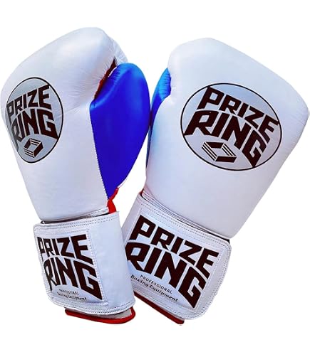 プライズリング　ボクシンググローブ　本革製10oz 白 Amazon | PRIZE RING／プライズリング 