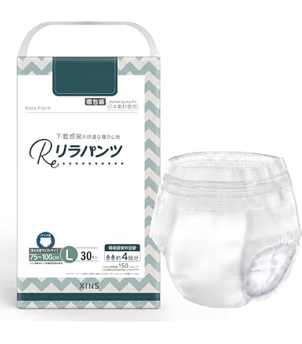 Amazon | 大人用おむつ パンツ式 Mサイズ Lサイズ (96枚/4パック/1