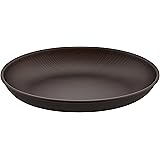 正和 Showa NH home 木目 樹脂 オーバル プレート ダークブラウン クリーンコート 電子レンジ・食洗器対応 日本製 軽い 割れにくい 食器 アウトドア 4979517 [並行輸入品]