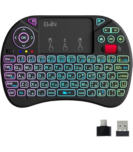 Amazon | ミニキーボード for Ewin Bluetooth 4.0 タッチパッド搭載