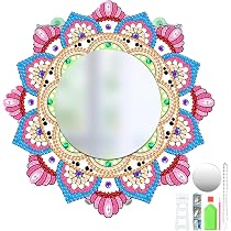 Amazon.co.jp: SALUDABLE ダイヤモンドアート キット 鏡 ビーズアート