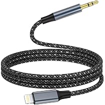 Amazon.co.jp: AUX ケーブル iPhone Lightning to 3.5mm 変換イヤホン