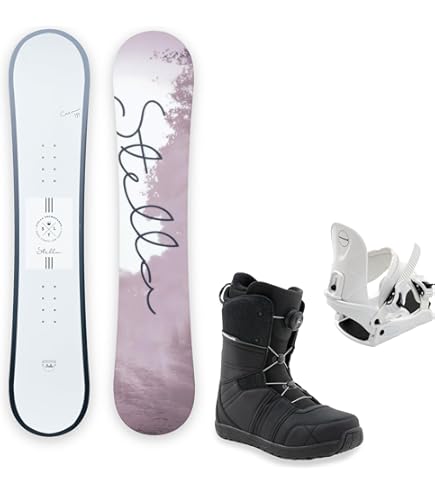 Amazon | スノーボード 板 レディース 単品 STELLA ステラ CREAM 2025
