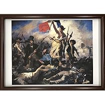 ドラクロワ、7月14日の行進、希少画集画、新品額装付 ドラクロワ、7月14日の行進、希少画集画、新品額装付 - メルカリ