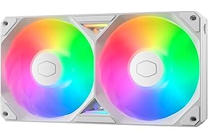 Cooler Master SickleFlow Edge 240 ARGB WE PC Case Fan 240mm Integrated Frame White MFX-B2DW-25DP2-R1 FN2501