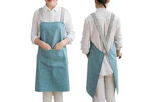 [JIAHU] エプロン レディース おしゃれ シンプル 女性用 男性用 かぶるだけ 撥水 防水 人気 カフェエプロン スタッフエプロン 無地 保育士 レストラン 美容師 お食事エステ 男女兼用 脫着簡単