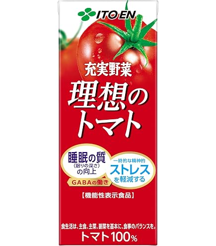 伊藤園 理想のトマト 200ml×24本 紙パック