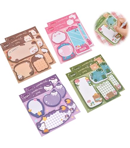 Amazon.co.jp: SHAPES ETC.50枚 赤いバルーン付箋メモ帳 3インチ