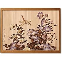 葛飾北斎「桔梗に蜻蛉」　アダチ版画 Katsushika Hokusai（葛飾北斎） 葛飾北斎「桔梗に蜻蛉