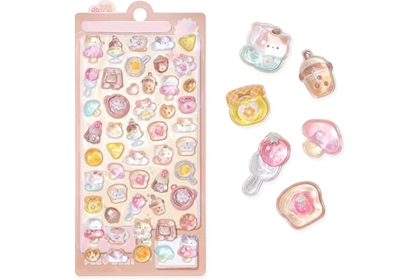 シール 可愛い 3d立体ごほうびシール 女の子 キラキラ ステッカー 手帳用 diy用 水筒用 携帯電話飾り用 手芸用品 贈り物（ハムスター）