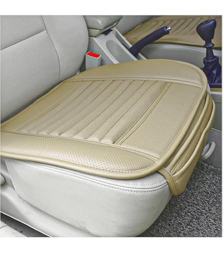 Spencer Car Seat Cushion Covers 1PC Breathable Car Interior Front Seat Cover Cushion Pad Mat For Auto Supplies Office Chair With Pu Leather