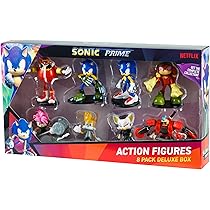 ソニック　SONIC PRIME　フィギュア　ソニックプライム　8体セット Amazon.co.jp: Sonic Prime:アクションフィギュア - 8パック