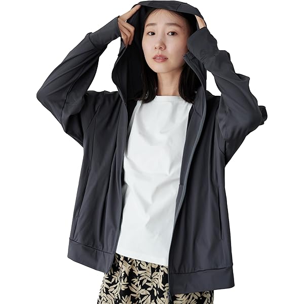 Amazon.co.jp: [Mukii] UVカットパーカー 遮光率99.9