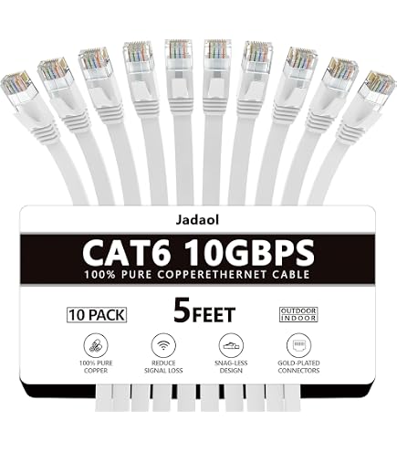 Panduit NetKey Cat6 UTP Cable, White, 90.4 ft (305 m) NUV6C04WH-VE
