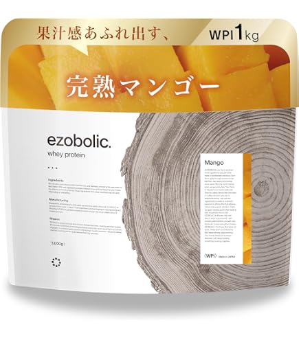 Amazon.co.jp: エゾボリック ホエイ プロテイン 1kg ピーチ味 ホエイ