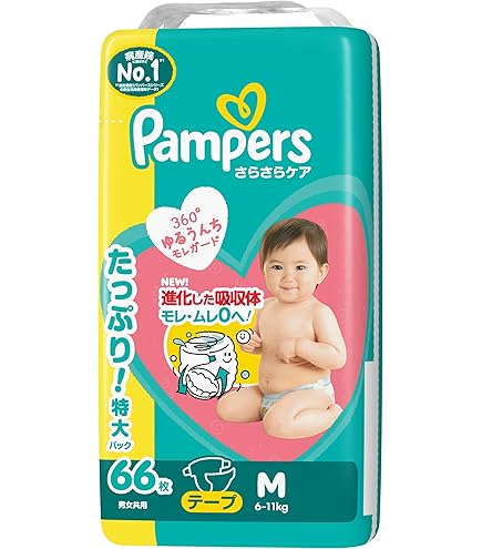 パンパース テープ M(6~11kg) さらさらケア 240枚 (80枚×3)