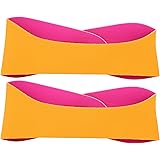 Amazon Co Jp ダイビングヘアバンド シュノーケリング伸縮性ヘアストラップラップカバーバンド ピンクと白のロゴ 耐久長時間使用 ドラッグストア