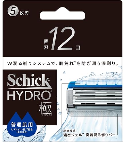 Amazon.co.jp: Schick(シック) 極 KIWAMI 5枚刃 替刃(4コ入) 髭剃り