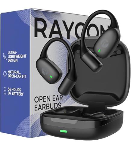 Audio-Technica ATH-AC5TW Open-Ear Wireless Earphones, Bluetooth