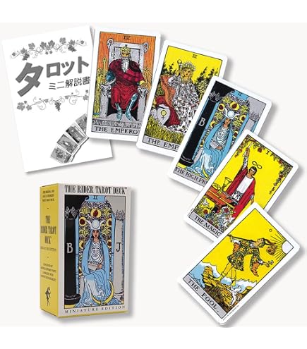 Amazon.co.jp: ライダー ウェイト タロット ブルーエディション ミニ