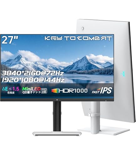 Amazon.co.jp: ASTEX 27インチ ゲーミングモニター 4K UHD 144Hz IPS