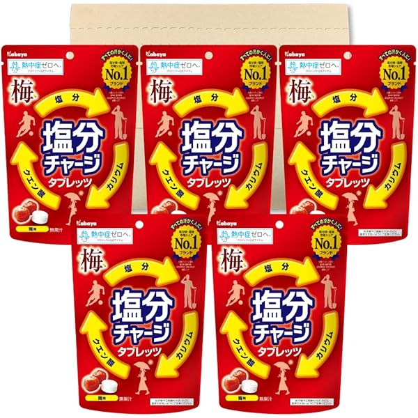 Amazon.co.jp: カバヤ 塩分チャージタブレッツ シークワーサー味