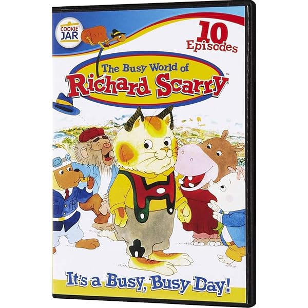 英語　dvd richard scary The Busy World of Richard Scarry: Its a Busy Busy Day DVD